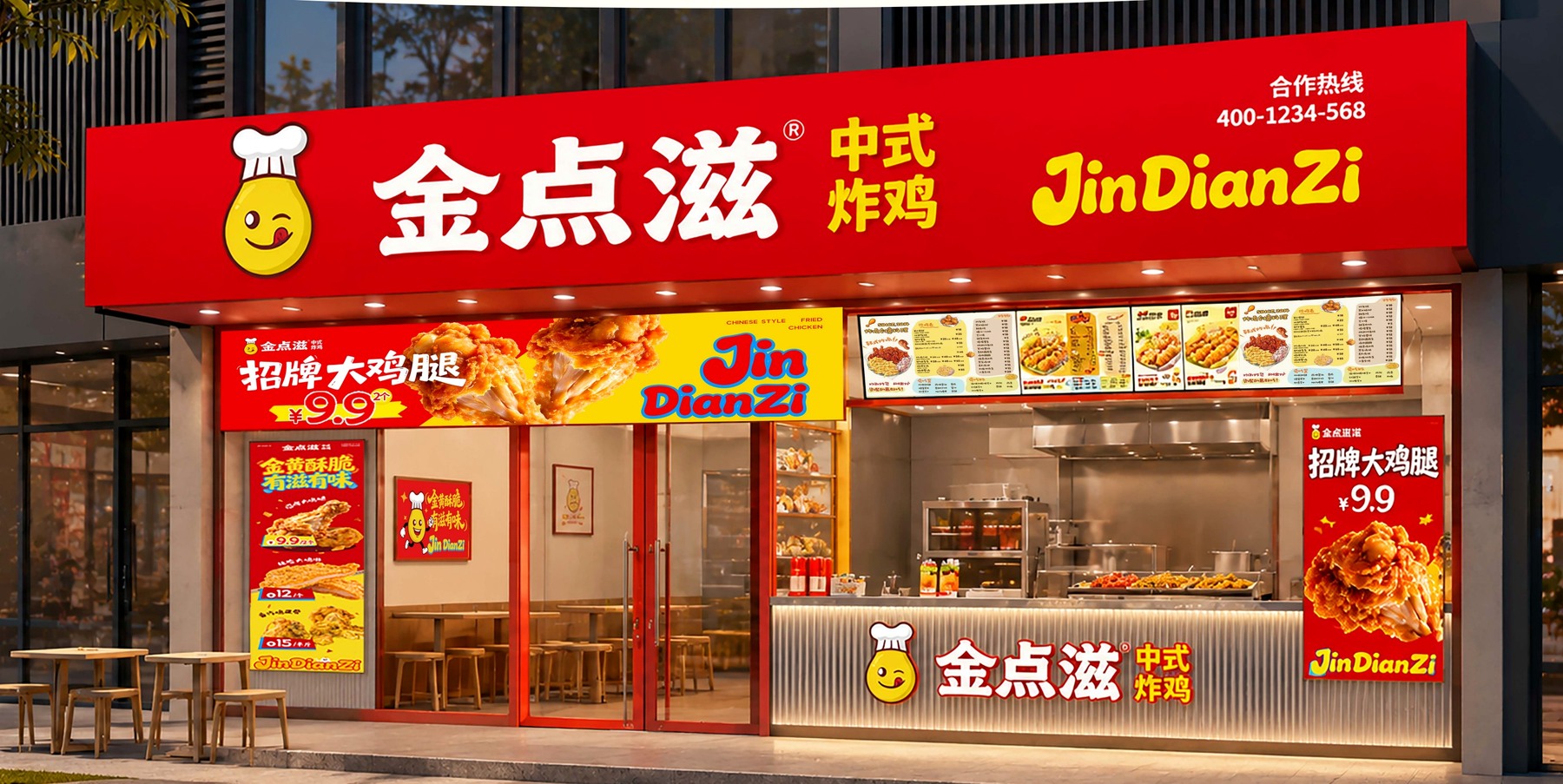 金点滋门店形象